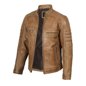 Mens Jacket Brown Leather