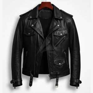 Genuine Leather Biker Jacket​