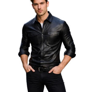 Mens Leather Shirt​