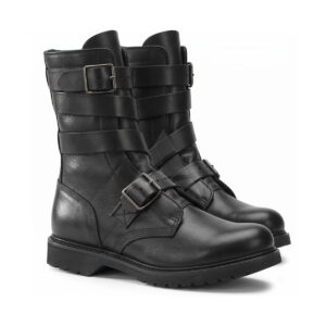 Leather Biker Boots