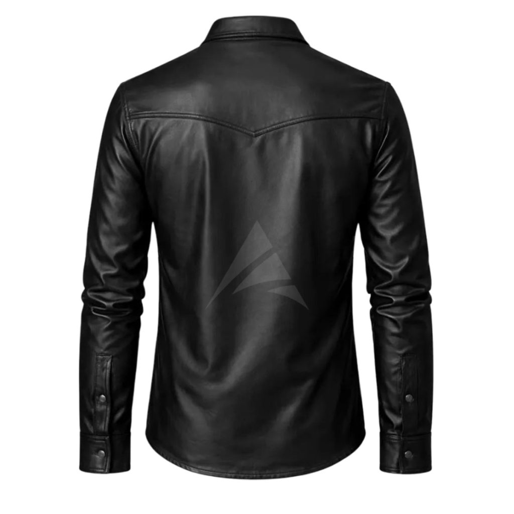 Black Leather Shirt