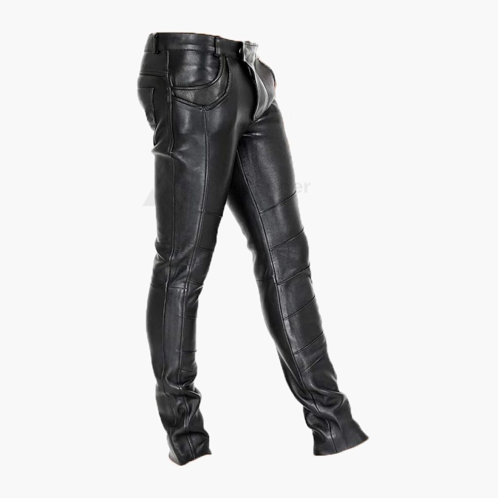 Black Leather Pant