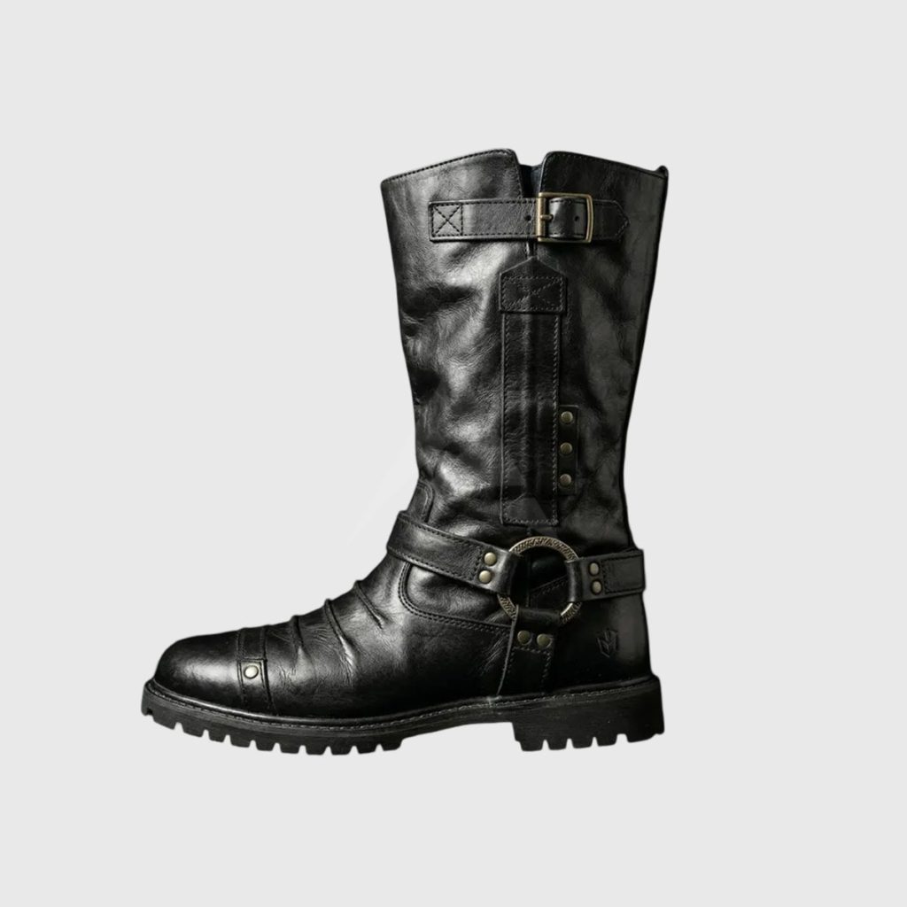 Men’s Leather Motorcycle Boots​