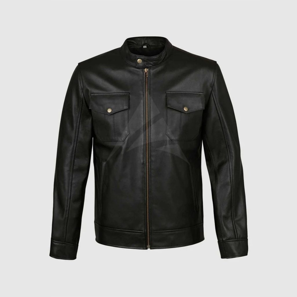 Genuine Leather Biker Jacket