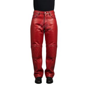 Red Leather Pants Male​