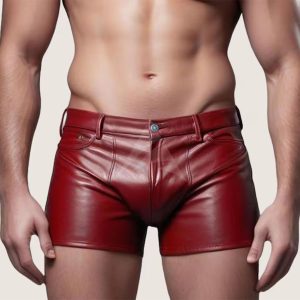 Custom Leather Shorts