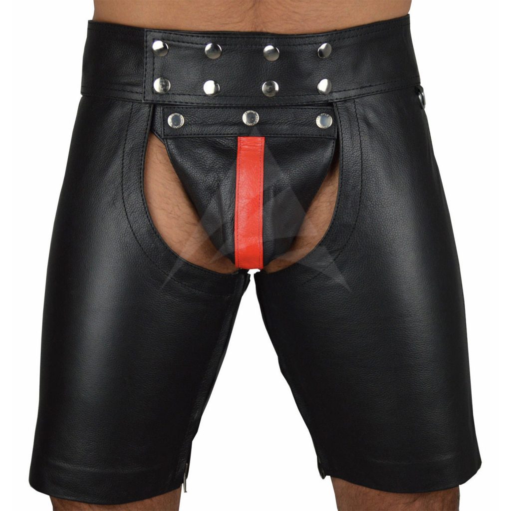 Leather Chaps Shorts