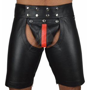 Leather Chaps Shorts
