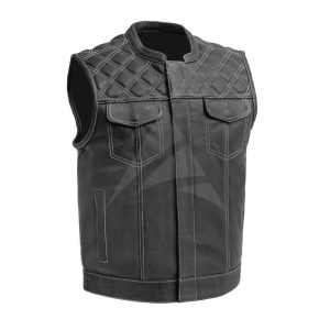 Leather Motorcycle Vest